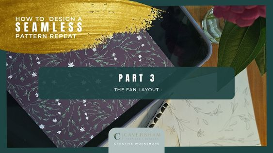Beginner's Guide to Seamless Patterns Pt 3: Fan Layout