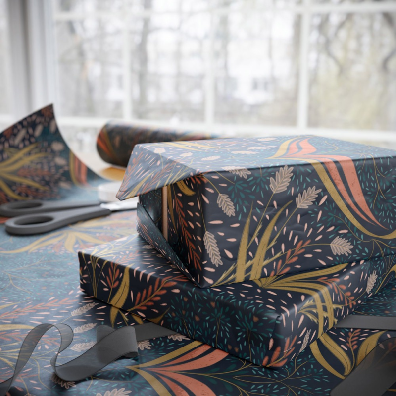 Boho Midnight Gift Wrap