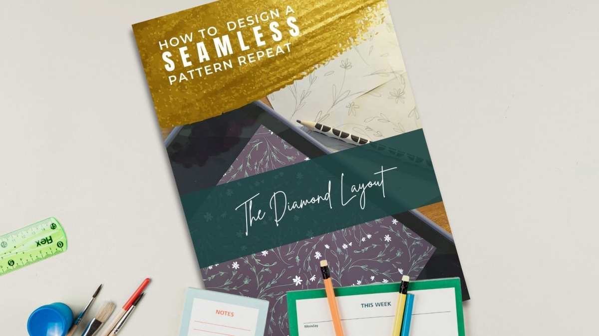 Beginner's Guide to Seamless Patterns Pt 2: The Diamond Layout - Sally ...