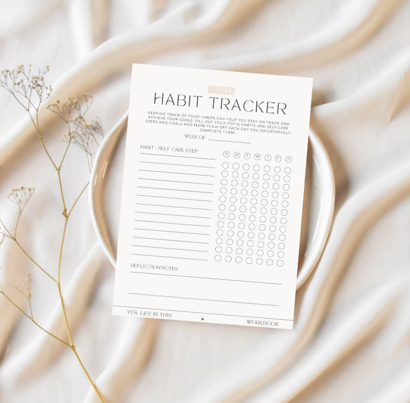7 Day Habit Tracker