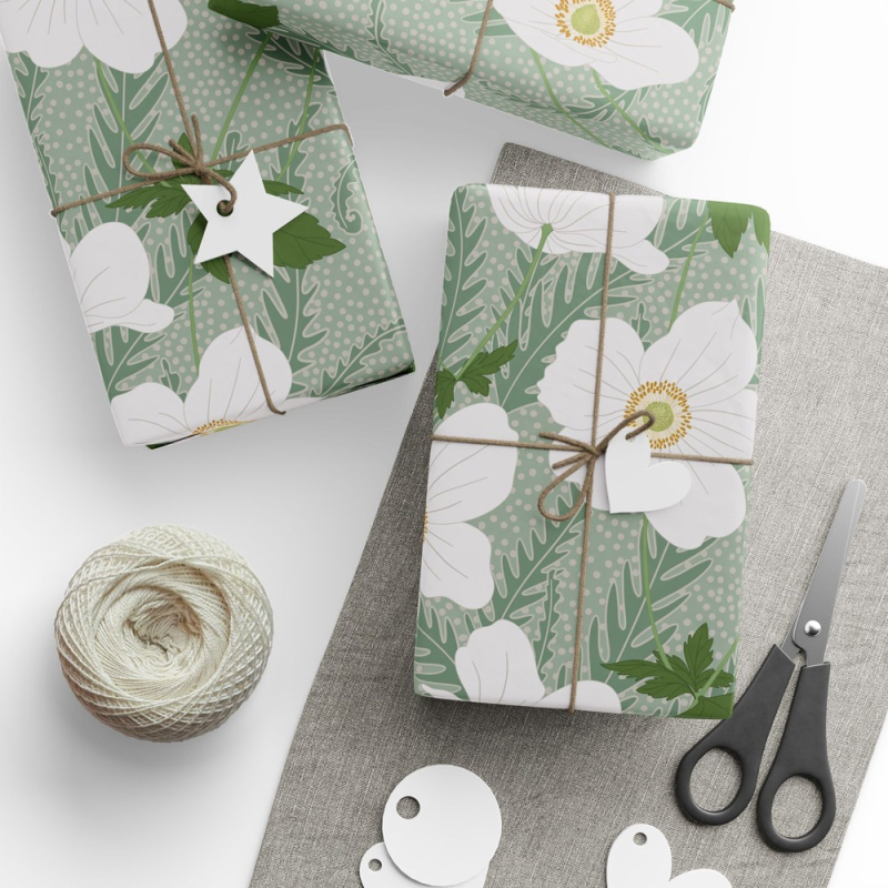 Japanese Anemone Gift Wrap
