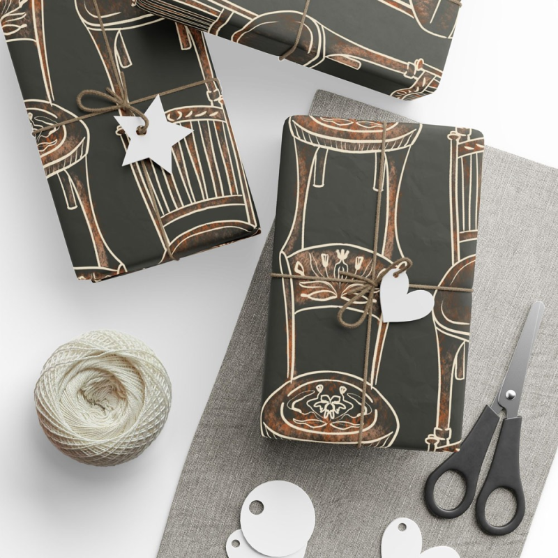 Take A Seat Gift Wrap