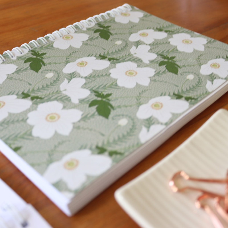 Japanese Anemone Notebook